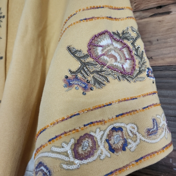 NWT Aratta JULIETTE EMBELLISHED FRENCH TERRY KIMONO JACKET - Picture 7 of 9